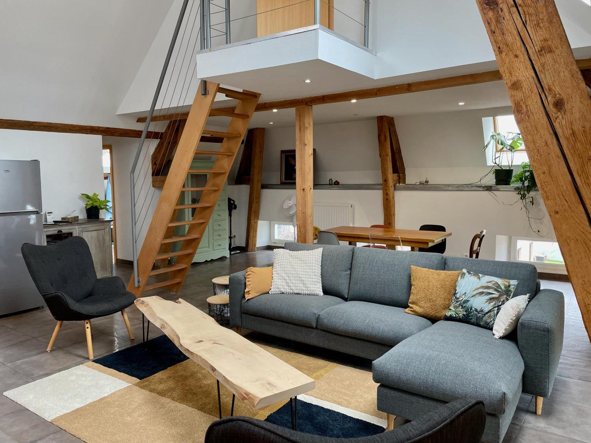 Duplex + Parking Gratuit Facile Lägenhet Sainte-Suzanne  Exteriör bild